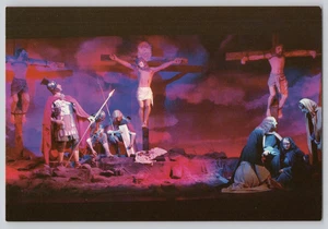 Christus Gärten Kreuzigung Diorama Gatlinburg TN Postkarte - Bild 1 von 3