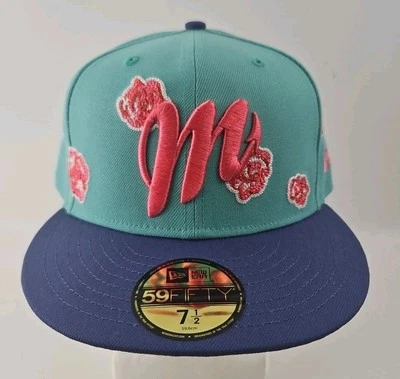 Sombrero New Era 59FIFTY 7 1/2 Ajustado Diablos Rojos Del México D.F Auténtico 5950 LMB Foto 1 de 4