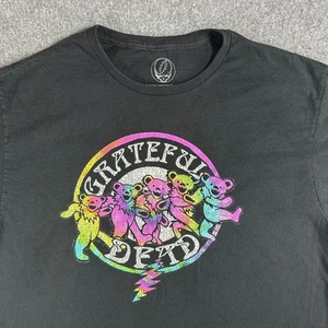 Grateful Dead Dancing Bears T-Shirt Black XL Band Tee Graphic Print - Picture 1 of 7