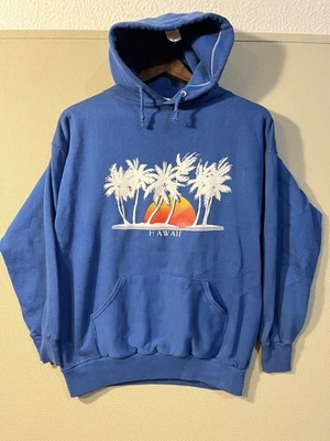 Vintage 70s 80s Hawaii Hoodie Sweater Size X-Large Sweatshirt Sportswear Raglan - Image 1 of 4