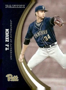 2016 Panini Pittsburgh Panthers #45 T.J. Zeuch - Picture 1 of 2