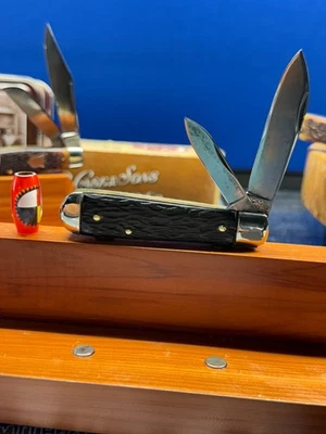 Case XX Rough Black Vintage 1940-1964 6235 Swell End Jack Foto 1 de 4