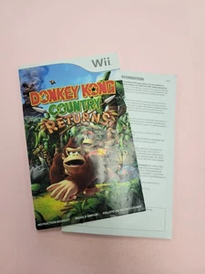 donkey kong country returns wii manual only - Picture 1 of 2