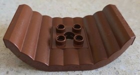 LEGO DUPLO - BROWN WOODEN BRIDGE - 10804 - JUNGLE JUNGLE - VINTAGE - USED