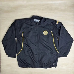 Boston Bruins Reebok Center Ice Collection Zip Jacket NHL Men's Size 2XL XXL - Picture 1 of 10