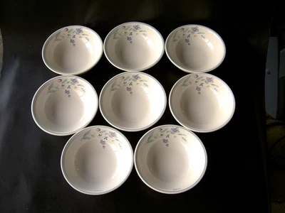 PFALTZGRAFF 4 月 SOUP 谷物盐碗 6 英寸奶油色花朵 8 VGC — 第 1/4 张图片