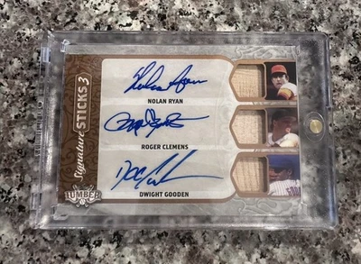 Bate Leaf Lumber Signature Sticks 2022 3 Ryan Clemens dorado/15 automático triple usado Foto 1 de 3