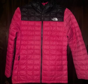 The North Face Kids Girl’s ThermoBall Eco Hoodie Pink Size Large 14/16 - Picture 1 of 7