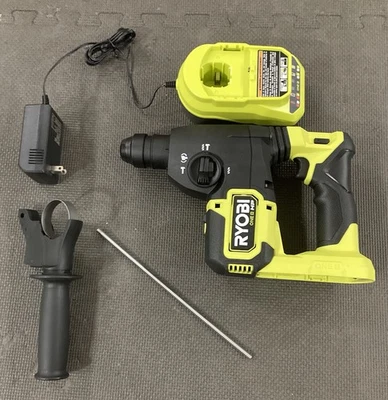 Ryobi P223 ONE + HP 18V sin escobillas 1" SDS-Plus herramienta de martillo rotativo y cargador solamente Foto 1 de 2