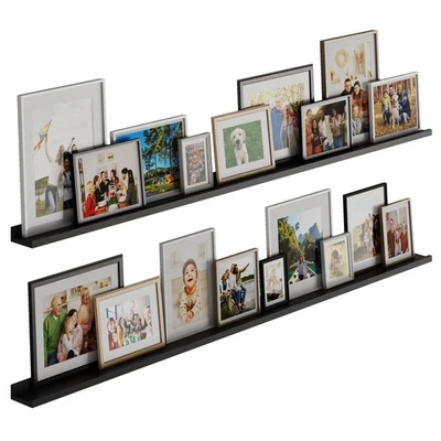Denver 72" Estantes Flotantes para Marcos de Fotos Collage Decoración de Pared Cuadro LED... Foto 1 de 4