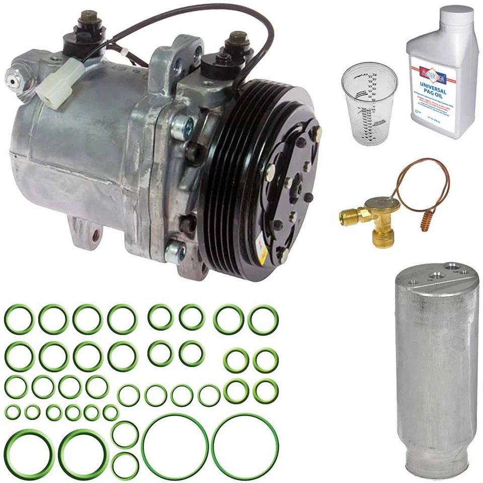 Compresor de aire acondicionado Omega para Dodge Durango 2012 2013 con kit de reparación de aire acondicionado GAP Foto 1 de 1