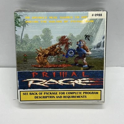 3 1/2" Floppy Disc Primal Rage Computer Video Game 6 discs Sealed - Image 1 of 4