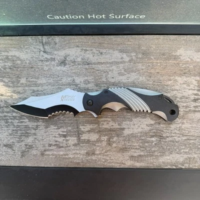 Cuchillo táctico MTech MX-A801GY gris plata calidad asistida por resorte EDC Foto 1 de 4