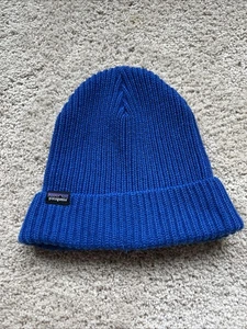 Sombrero Patagonia Adulto Pescador’s Azul Enrollado Gorro Talla Única Unisex Tejido - Imagen 1 de 3