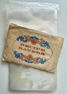 87 Vintage aktuelle Rezept Karten Sparer Posten - 3" x 5" durchsichtige Kunststoff Schutzhüllen - Bild 1 von 1
