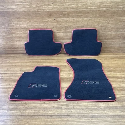 2018-2024 Audi RS5 Convertible Front & Rear Floor Carpet Mats Set of 4 *NOTE* - Image 1 of 4