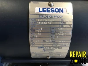 1/2 HP 1800 RPM 56H FR LEESON SINGLE PHASE MOTOR NEW *LIQUIDATION* EXPLOSION PR - Picture 1 of 4