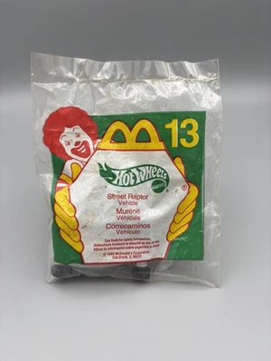 Hot Wheels McDonalds Happy Food Street Raptor #13 de 1999 nuevo en caja Foto 1 de 2