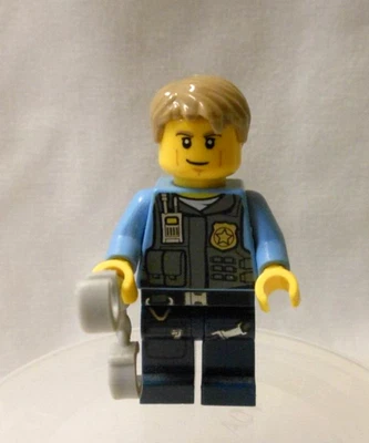 LEGO CITY 60007 Undercover Chase McCain MINI FIGURE Police OFFICER 2012 - Image 1 of 2