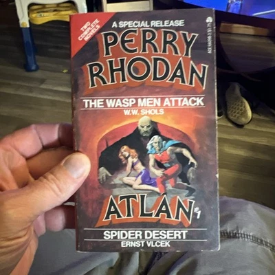 Perry Rhodan: The Wasp Men Attack - Atlan: Spider Desert 1st Print Foto 1 de 3