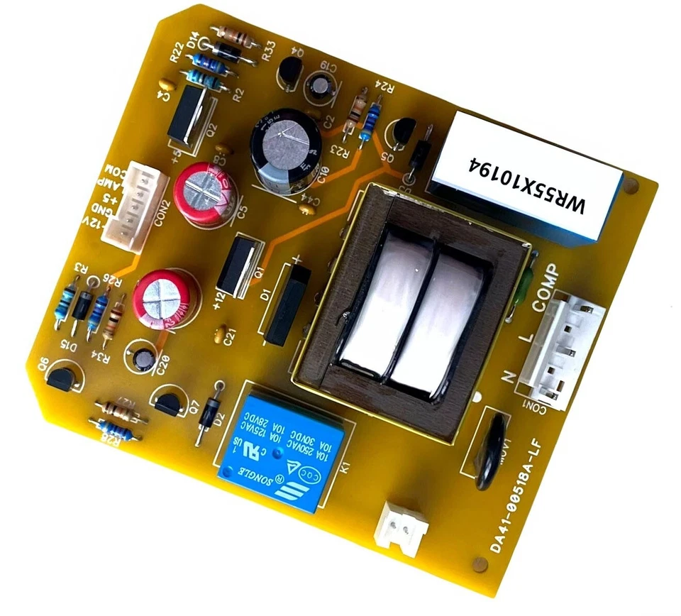 WR55X10194 Control Board for GE Refrigerators Power Supply OEM P/N WR55X10194 - Image 1 of 1