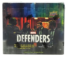 upper deck marvel defenders サインカード４種