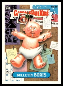 Garbage Pail Kids #562b Boletín Boris Serie 14 1988 Casi Nuevo - Imagen 1 de 2
