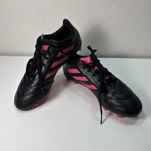 Adidas Youth Size 3 1/2 Hot Pink Black Soccer Shoes SGC753002 - Picture 1 of 7