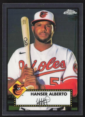 2021 Topps Chrome Platinum Anniversary Hanser Alberto 367 | Baltimore Orioles - Image 1 of 2