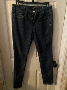 LADIES ANN TALOR LOFT DARK BLUE DRESS BLUE JEANS - SIZE 4 - TAG 675 - Picture 1 of 1
