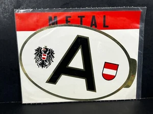 Pegatina Ovalada Coche AUSTRIA De Colección Pre UE Europa Nacionalidad País 7" - Imagen 1 de 5