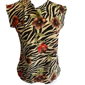 Hermoso Top Jaipur M Mujer Multicolor Atractivo Sexy Crucero Trabajo Negocios - Imagen 1 de 12