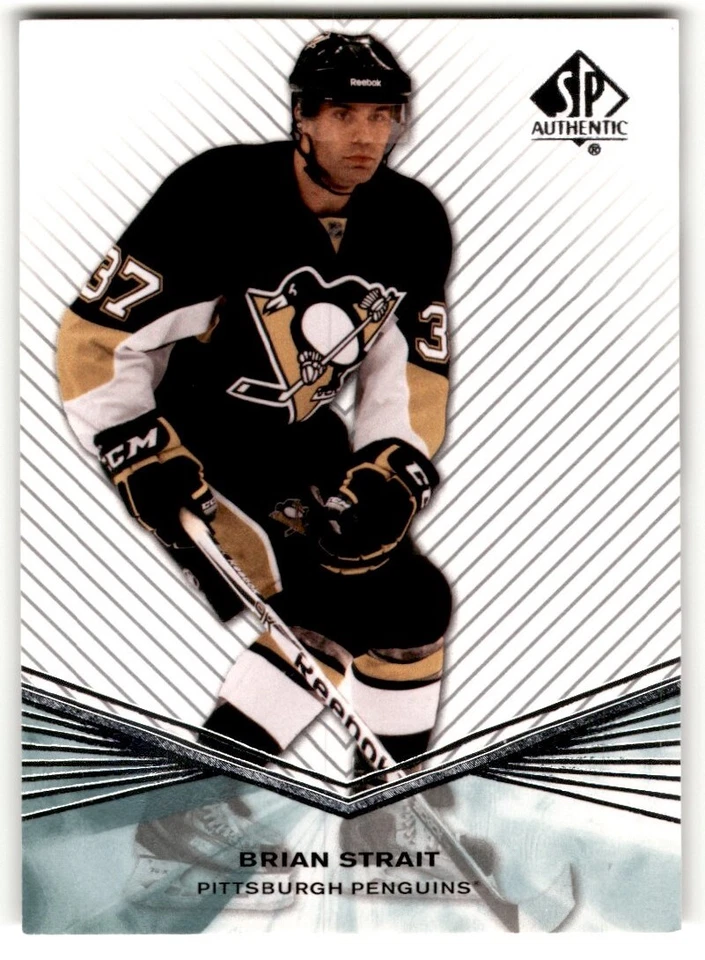 Brian Strait 2011-12 SP Authentic Extended Rookie #R83 Pittsburgh Penguins - Image 1 of 2