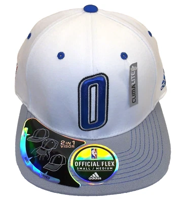 Orlando Magic 2 in 1 Visor Flex Fitted Adidas Hat - Size S/M - Image 1 of 2