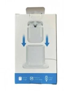 AirPods Charge Stand With Built-in 3-foot USB Cable Made For iPhone/ iPad/iPod - Picture 1 of 2