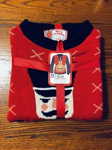 Great Christmas Sweater “Crushin It”Soldier Ugly Christmas Sweater  MED. NWT - Picture 1 of 5