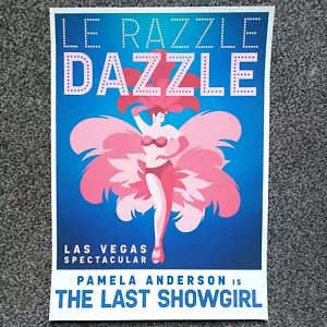 THE LAST SHOWGIRL - rare UK poster - limited edition - (Pamela Anderson movie) - Picture 1 of 1