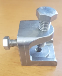 GIBSON 2004 1/2" Stainless Steel Beam Clamp 2000 Series 1100lbs Rating - Picture 1 of 4