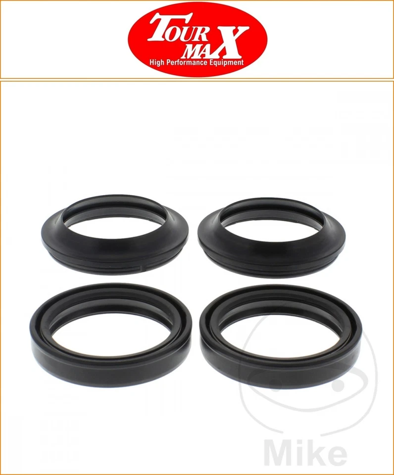 Kawasaki ZX-9R 900 E Ninja 2000-2001 TourMax Fork Oil Seals With Dust Caps - Image 1 of 1