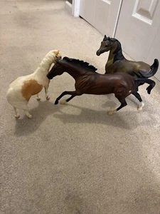 Breyer Horses 3 Lot Barbaro, Pony And Stallion - Picture 1 of 5