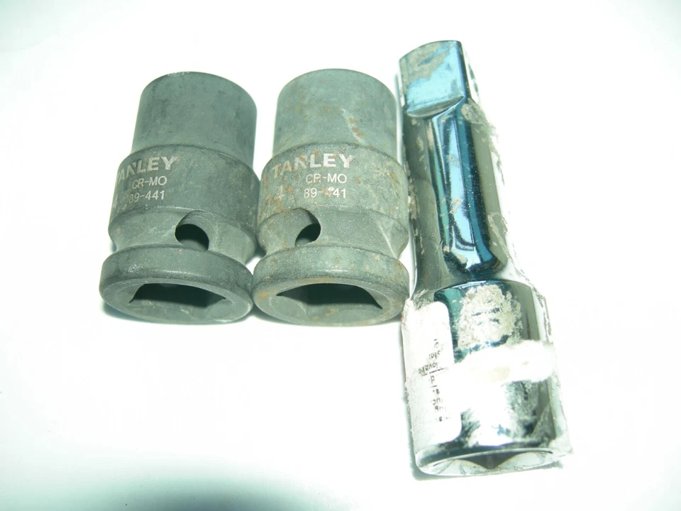 Stanley 14mm impact sockets  1/2" drive  70mm extention bar dewalt dcf889 dcf880 - Image 1 of 1