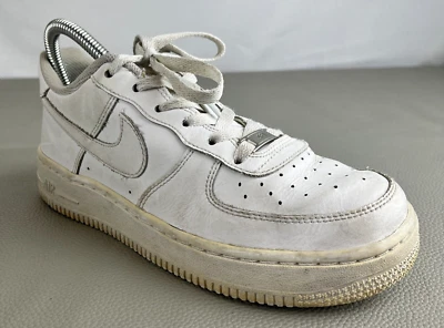 Nike Air Force 1 Low Retro Juvenil 314194 117 Triple Blanco Usado - Talla 5.5Y Foto 1 de 4