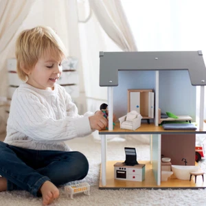3 Teile Maileg Puppenhaus Möbel Einrichtung Sofa Schlafzimmer Dekoration - Bild 1 von 10