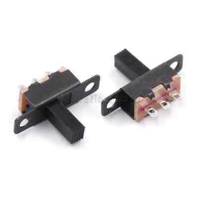 Toggle Switch 5V 0.3A Mini Electrical SPDT Slide 3PIN 1P2T Handle High 8mm X2 UK • 3.60£