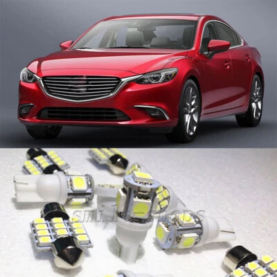15×Xenon White LED Interior Light Package Kit for Mazda 6 2013-2016 - Image 1 of 4