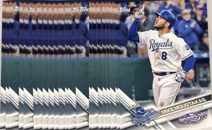 (60) 2017 Topps Opening Day MIKE MOUSTAKAS Base Card LOT Royals #163 - Picture 1 of 1