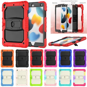 For iPad 10.2" 9th/8th/7th Gen/9.7" 6th/Air 3/mini Shockproof Rubber Stand Case - Picture 1 of 108