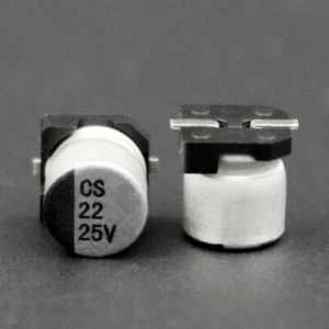 20pcs 22uF 25V SMD/SMT Aluminum Electrolytic Capacitors 5X5.4mm - Picture 1 of 4