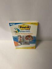 Post-it Digital Sticky Picture Paper 25 Sheets 4x6 Size 3M Brand New