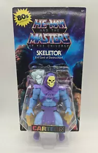 Masters of the Universe Origins Cartoon Collection Skeletor Figure Unpunched NEW - Picture 1 of 2